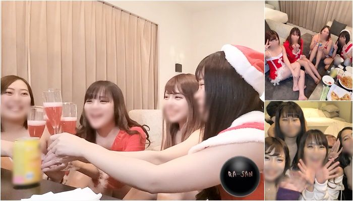 FC2-PPV-1618451 2020年辣妹4人的耶誕派對 參加者自拍性愛 77分