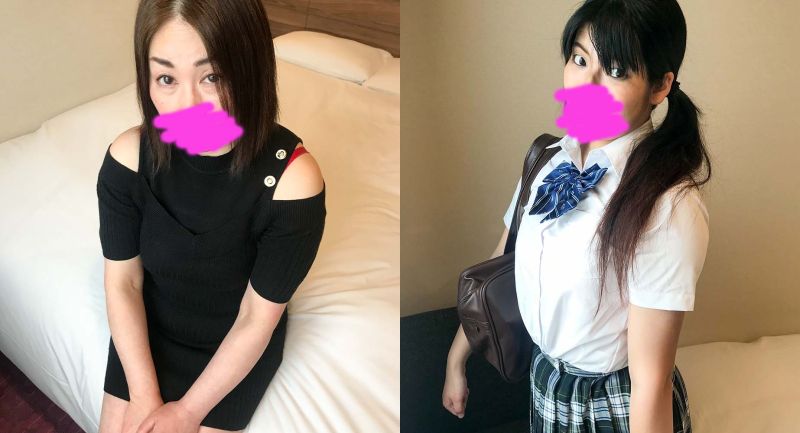 FC2-PPV-3012877 巨乳4OO潮吹熟女，現役穿制服上學的親生女兒。在彼此面前戴上兩顆跳蛋潮吹中出