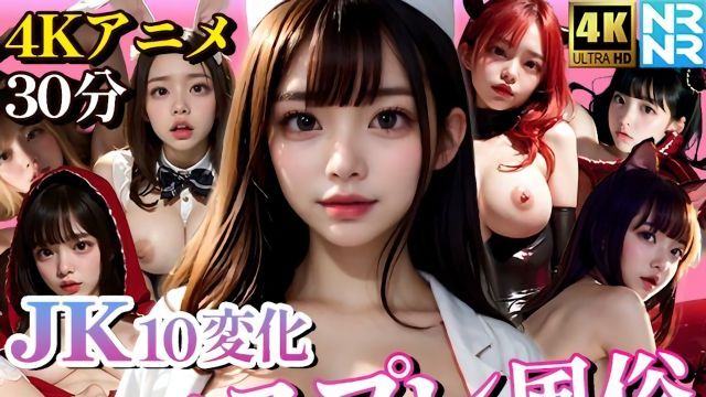  OO妹10變身角色扮演風俗盡情款待！中出濃密性愛
