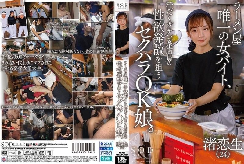 拉麵店唯一的女打工店員，是擔任男性店員性欲發洩的性騷擾OK女OO 渚戀生