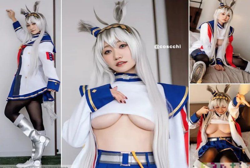  小古麗茶可愛至極，天真又開朗活潑，同時擁有性感豐滿的身材和迷人的個性。這位終極美女在這款cosplay中完美展現！