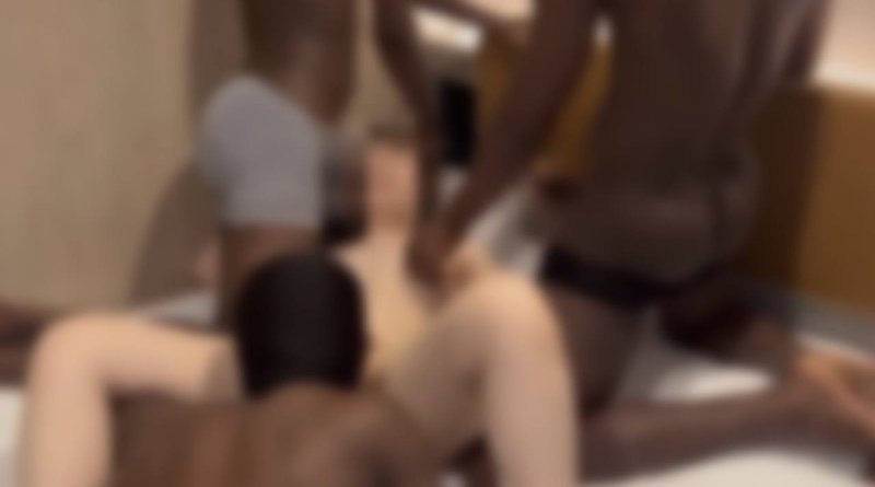 FC2-PPV-4879954 【無碼・初次】【70%OFF】在男友面前，3個巨根黑人激烈抽插巨臀・美乳美女，大量精液・無套中出的NTR汗流浹背4P性愛！